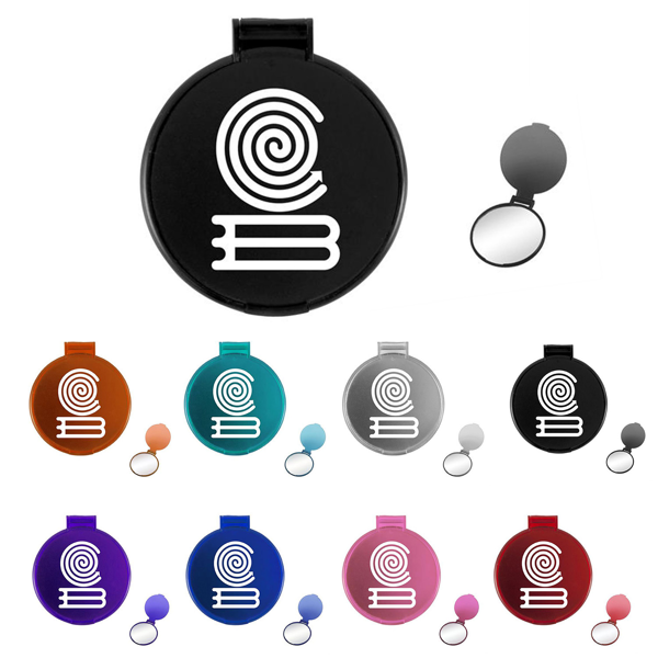 Round Folding Compact Mirror