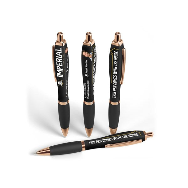 Squared Messenger Satin Soft Touch Gel Souvenir Pen