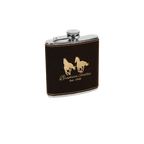 6 oz. Leatherette Stainless Steel Flask