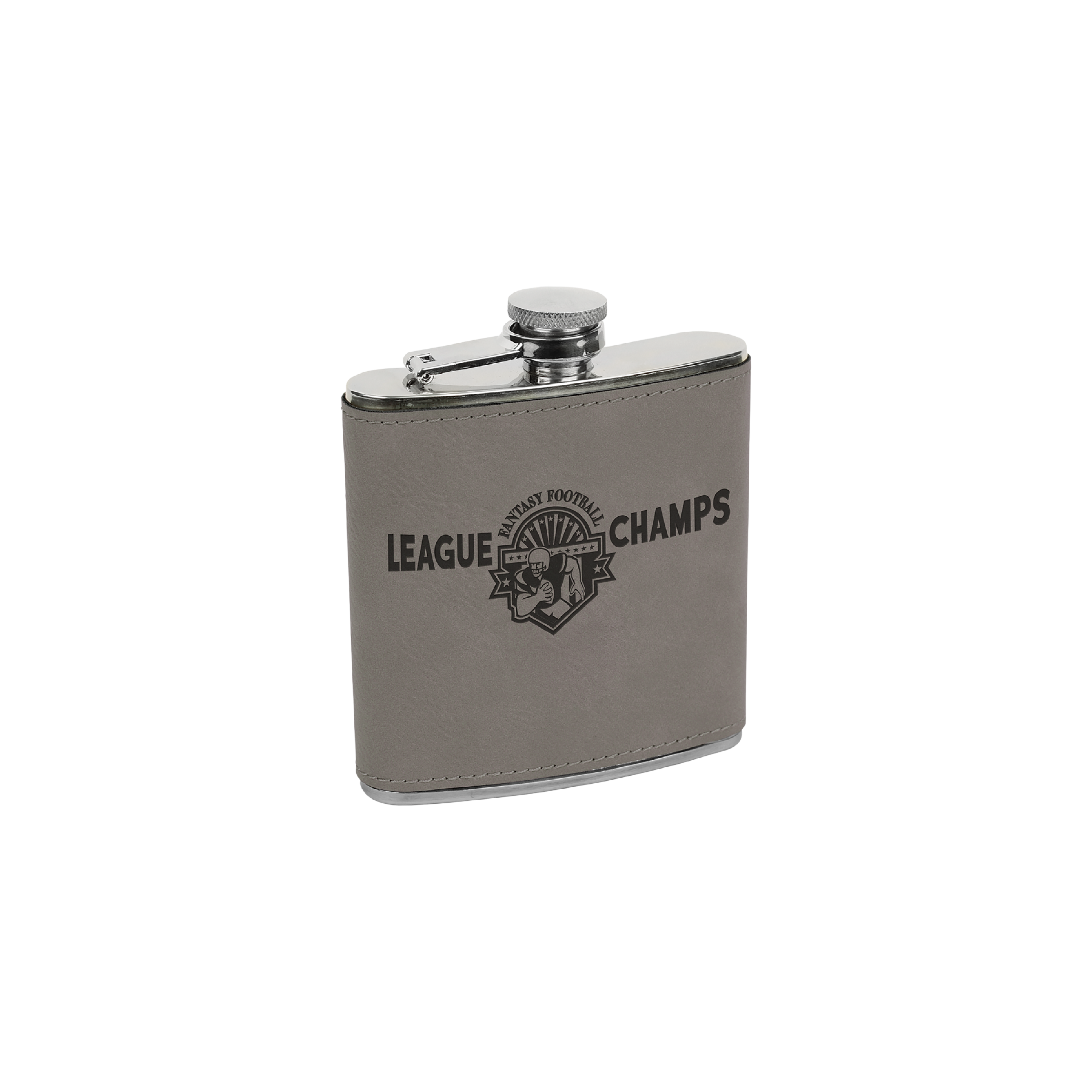 6 oz. Leatherette Stainless Steel Flask