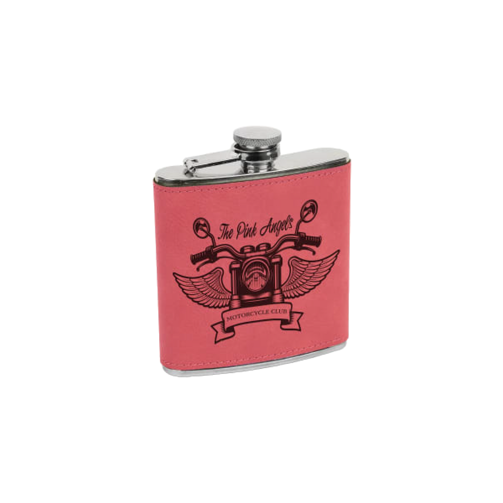 6 oz. Leatherette Stainless Steel Flask