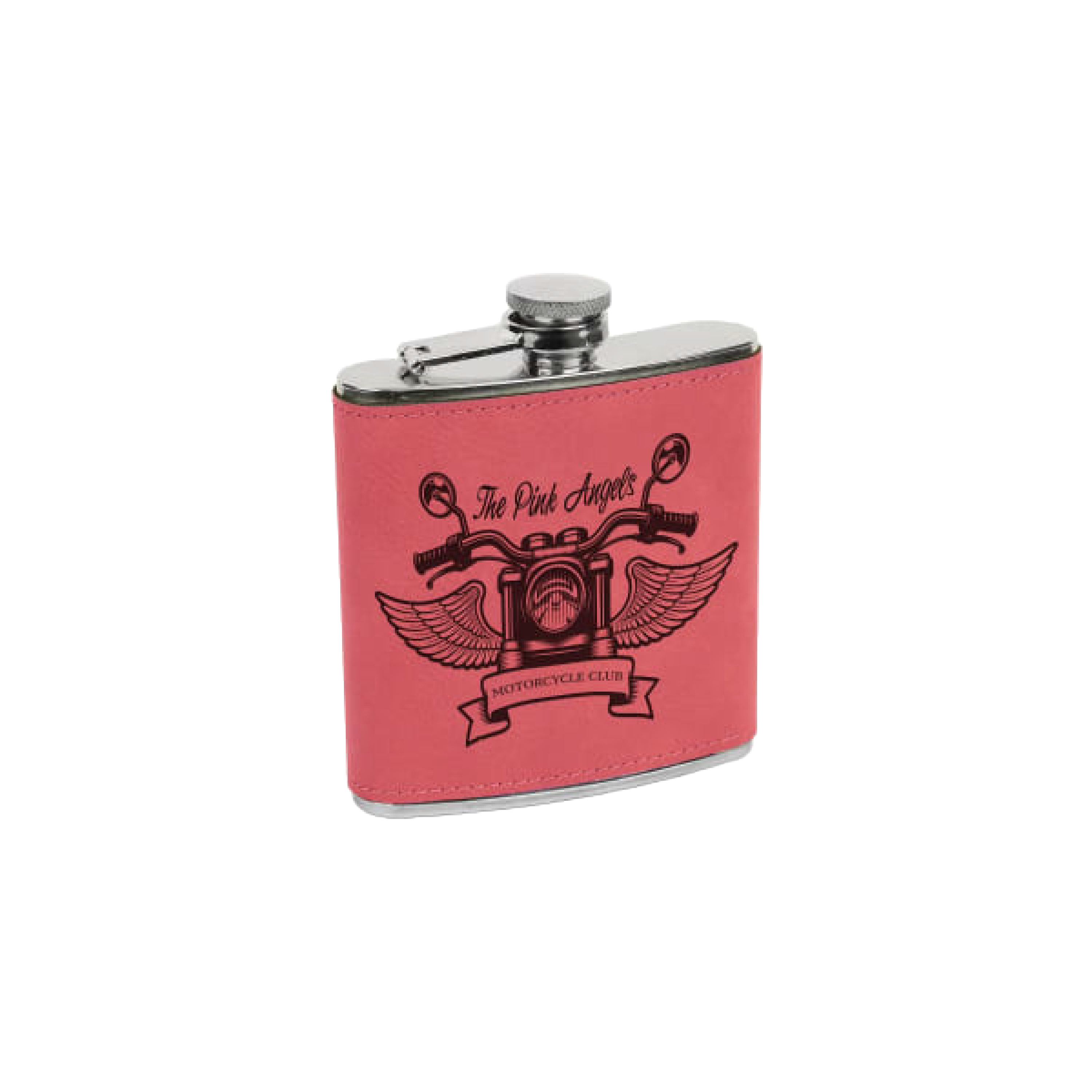6 oz. Leatherette Stainless Steel Flask