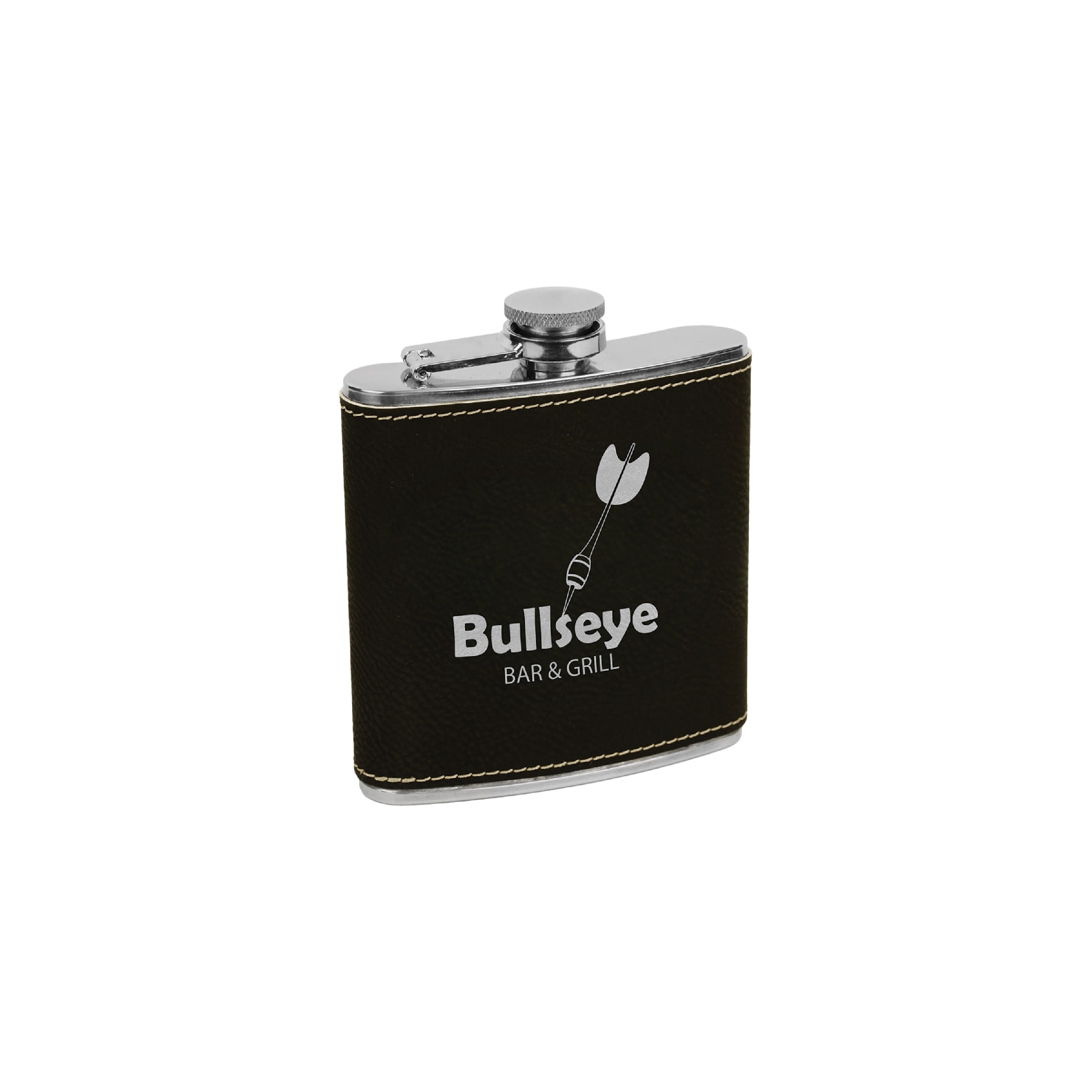 6 oz. Leatherette Stainless Steel Flask