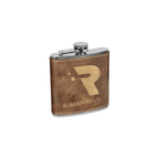 6 oz. Leatherette Stainless Steel Flask