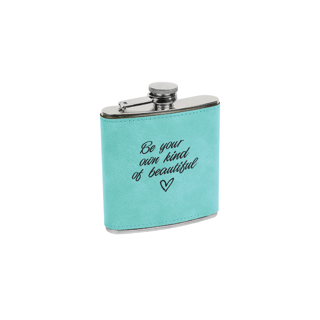 6 oz. Leatherette Stainless Steel Flask