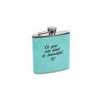 6 oz. Leatherette Stainless Steel Flask