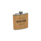 6 oz. Leatherette Stainless Steel Flask