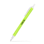 Amber Frosted Translucent Stick Click Pen