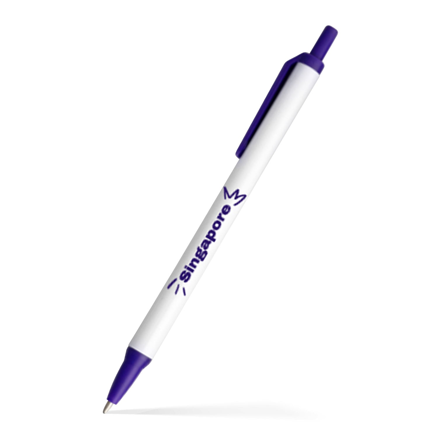Amber Stick Click Pen