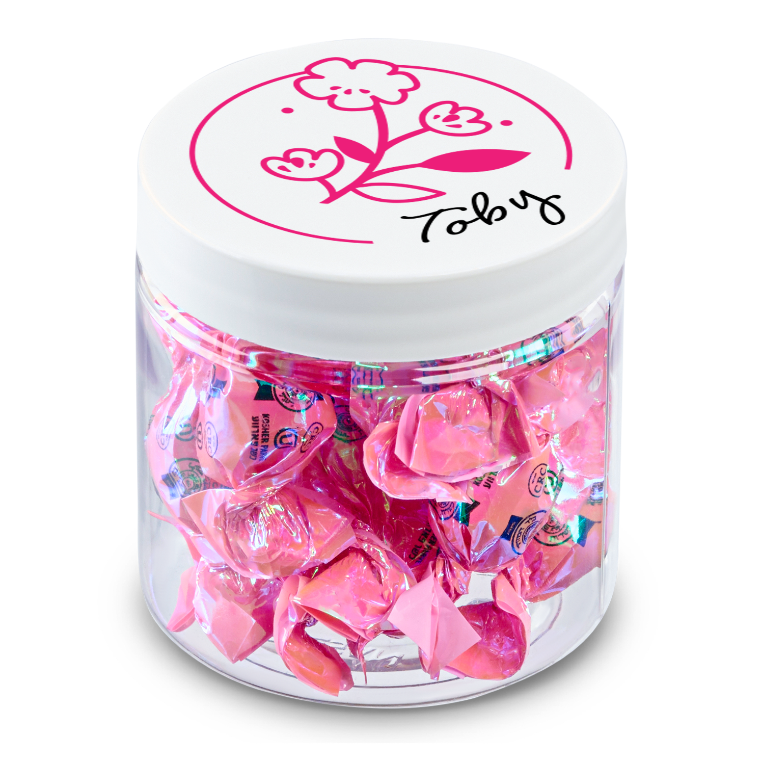 4 oz Jar of Individually Wrapped Fantasy Candy