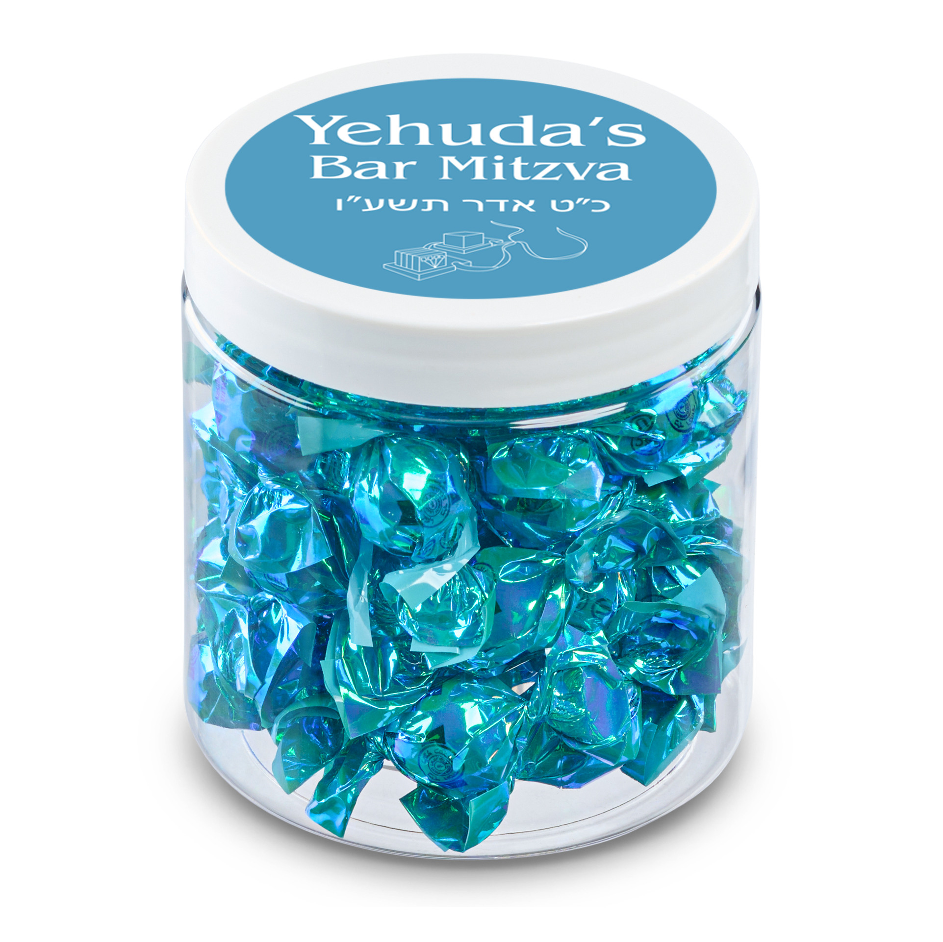 8 oz Jar of Individually Wrapped Fantasy Candy