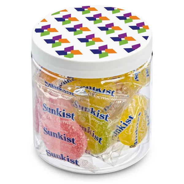 8 oz Jar of Individually Wrapped Sunkist Fruit Gems
