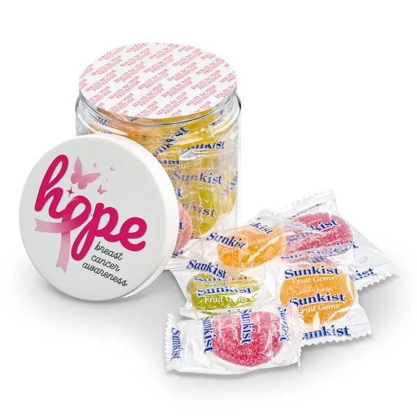 8 oz Jar of Individually Wrapped Sunkist Fruit Gems