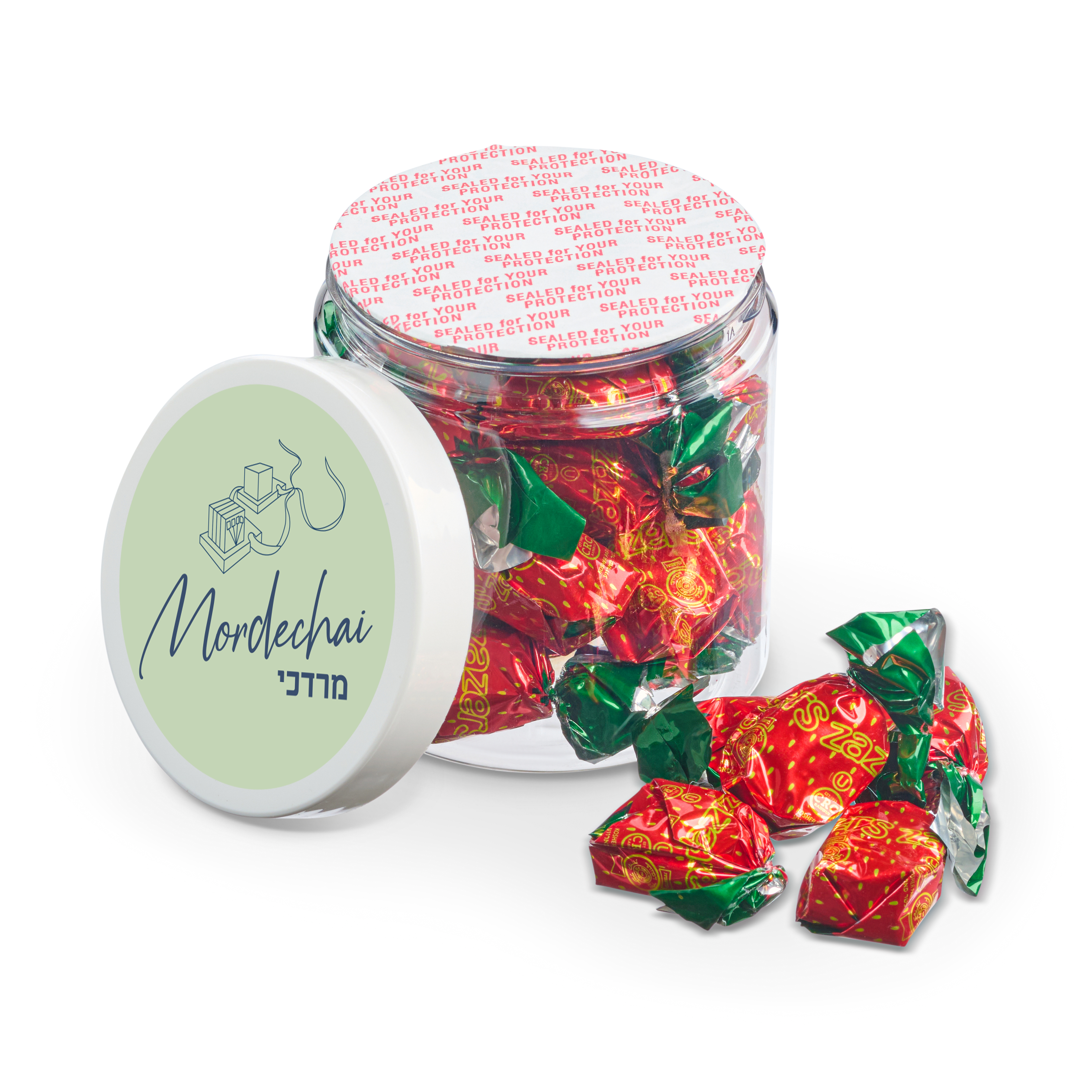 8 oz. Jar of Strawberry Candy