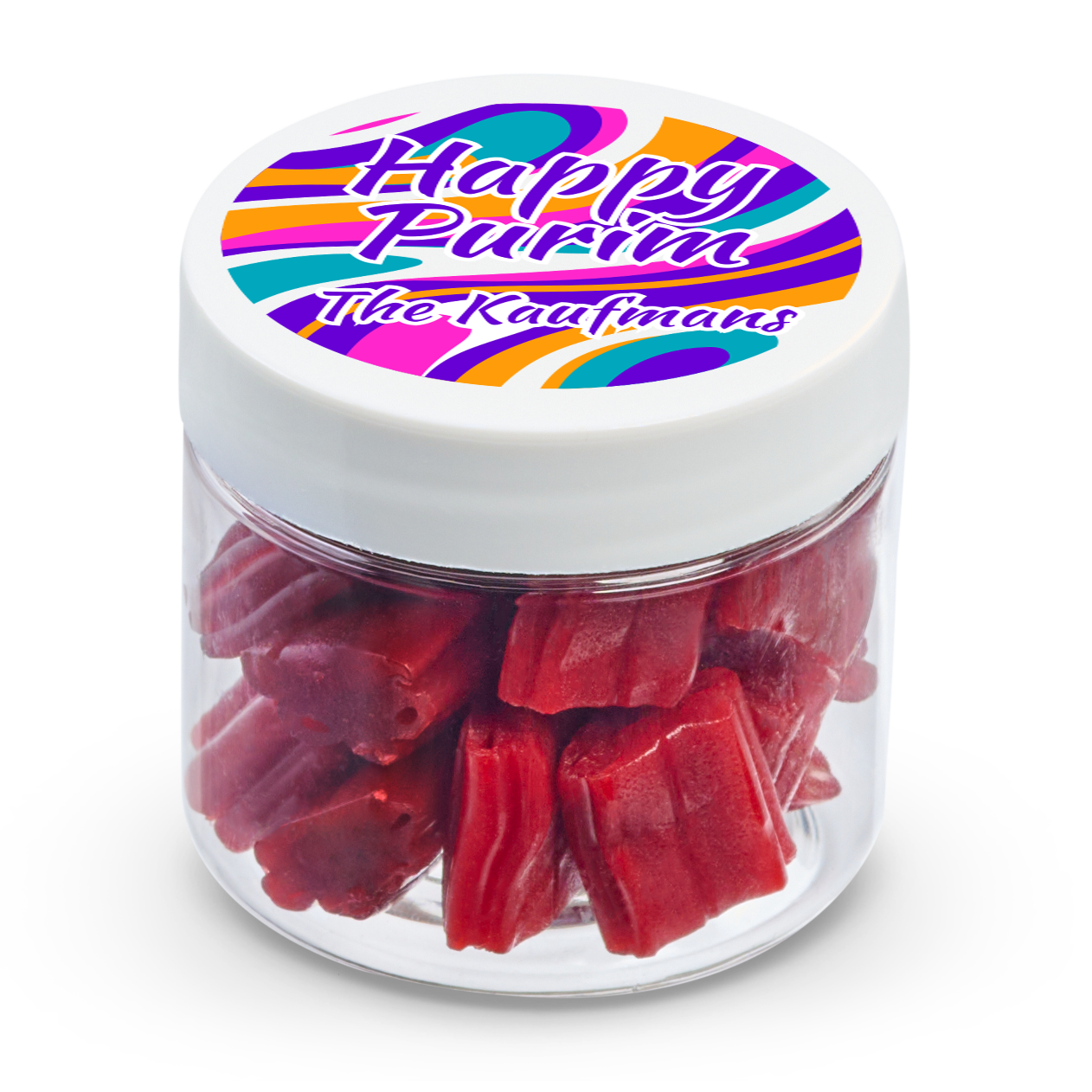 2 oz Jar of Mini Strawberry Licorice Bites