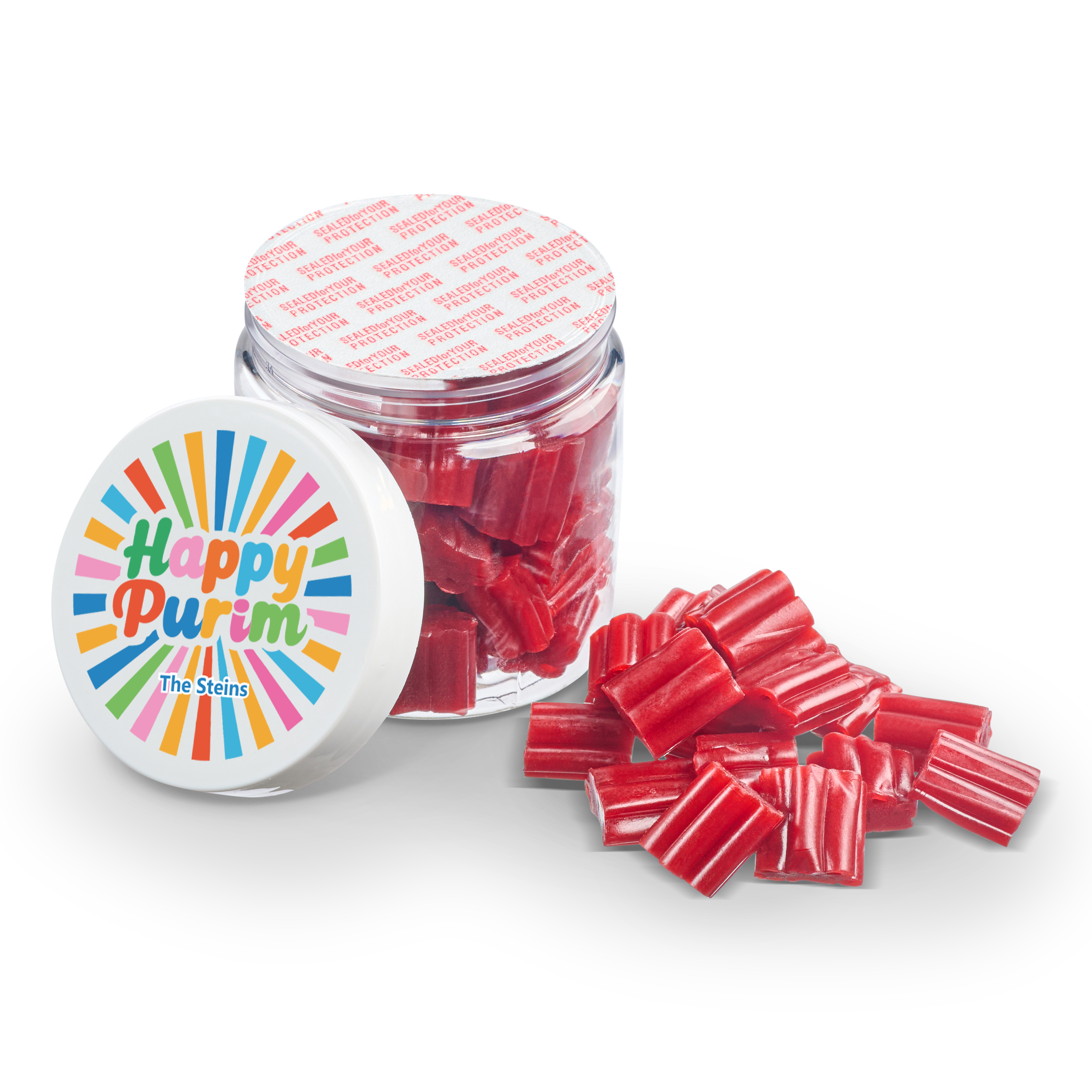 4 oz Jar of Mini Strawberry Licorice Bites