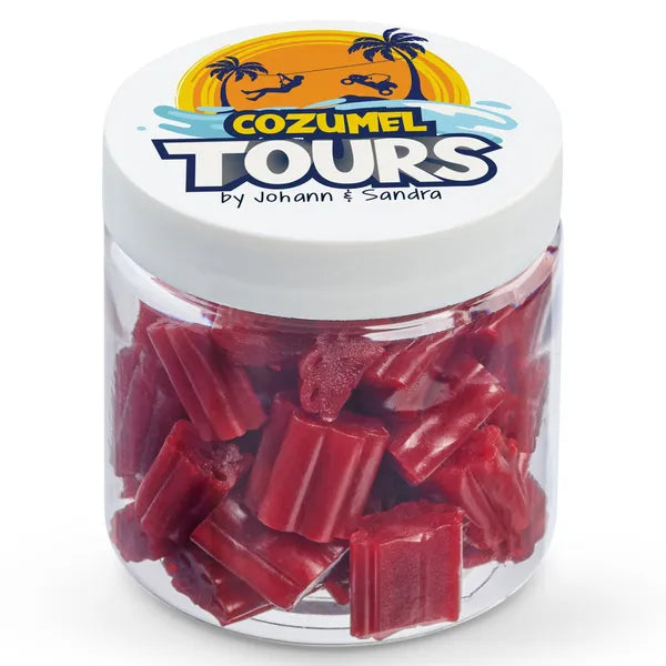 4 oz Jar of Mini Strawberry Licorice Bites