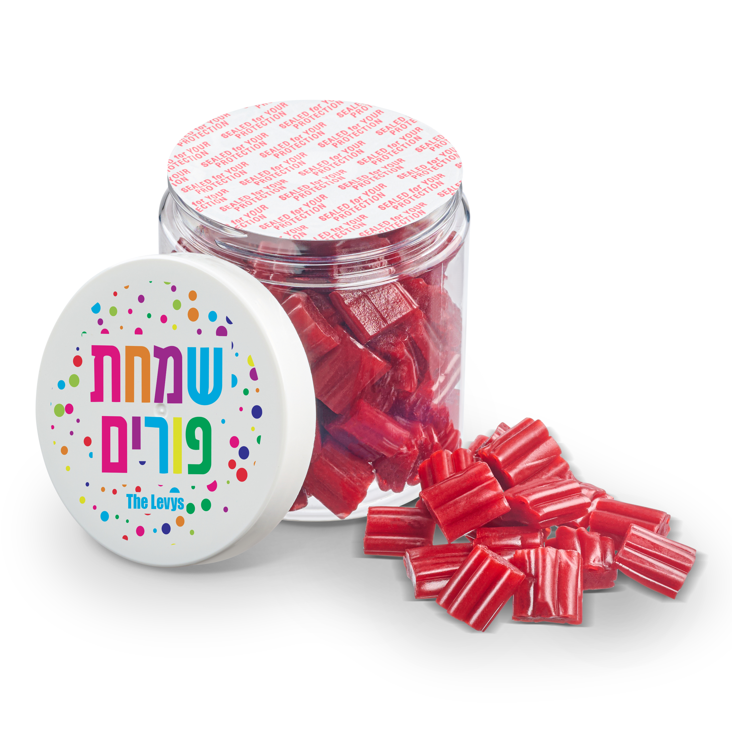 8 oz Jar of Mini Strawberry Licorice Bites