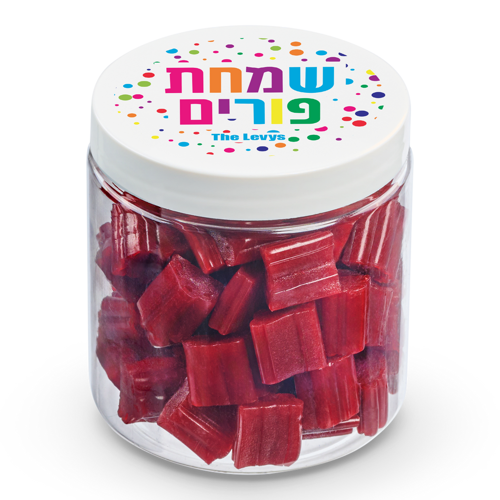 8 oz Jar of Mini Strawberry Licorice Bites
