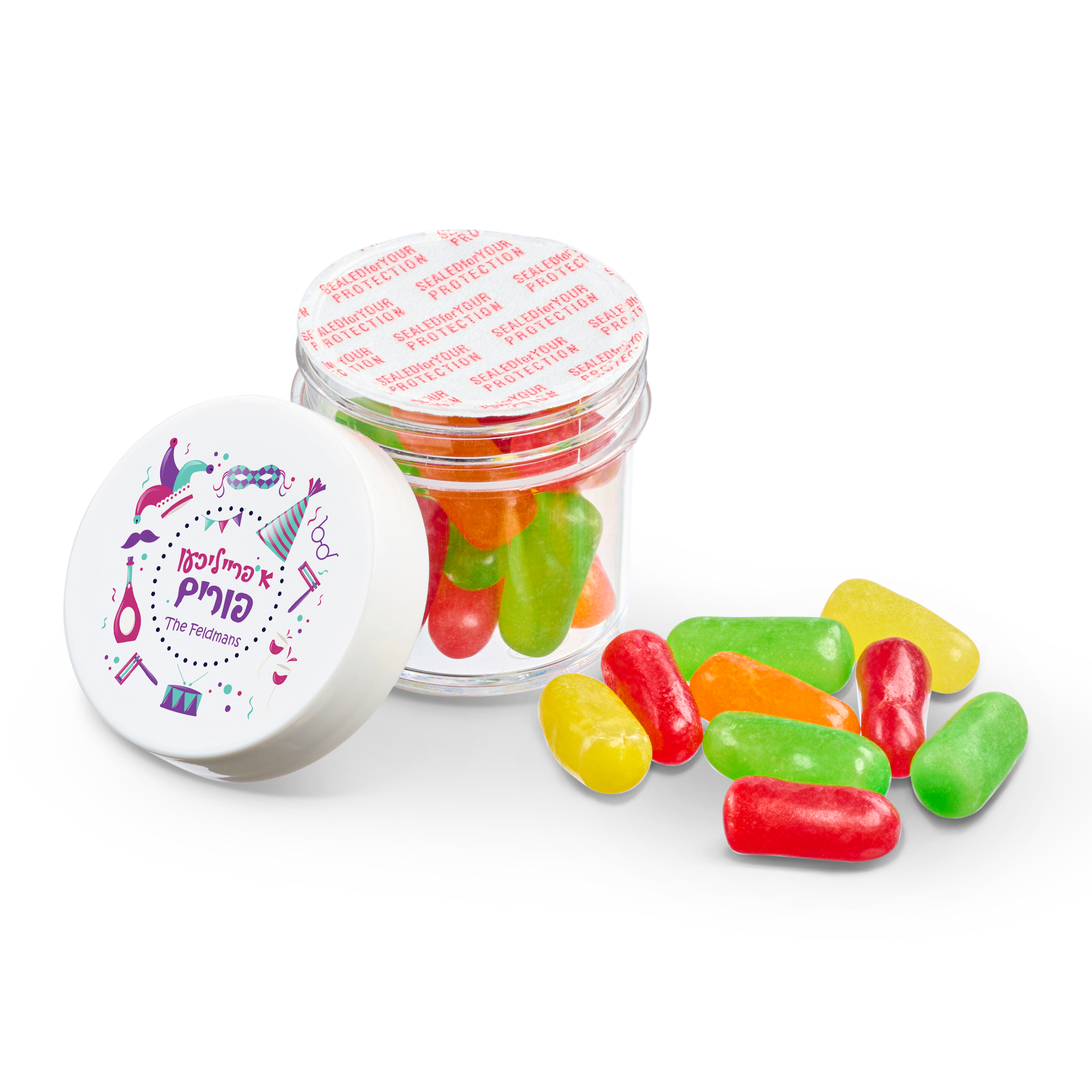 1/2 oz Jar of Mike & Ike Jelly Beans
