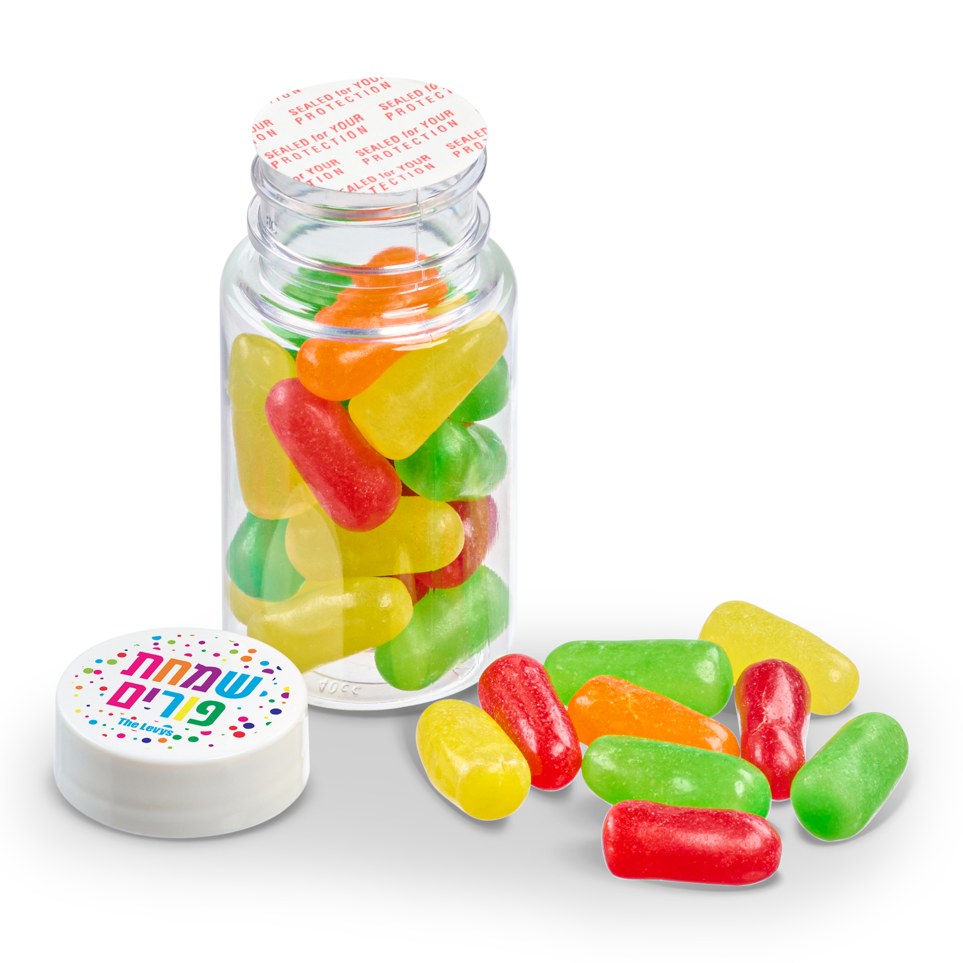 1.3 oz Jar of Mike & Ike Jelly Beans