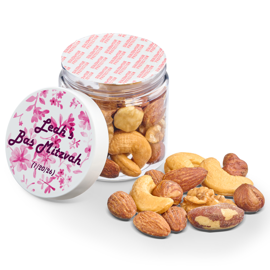 4 oz Jar of Roasted Salted Mixed Nuts