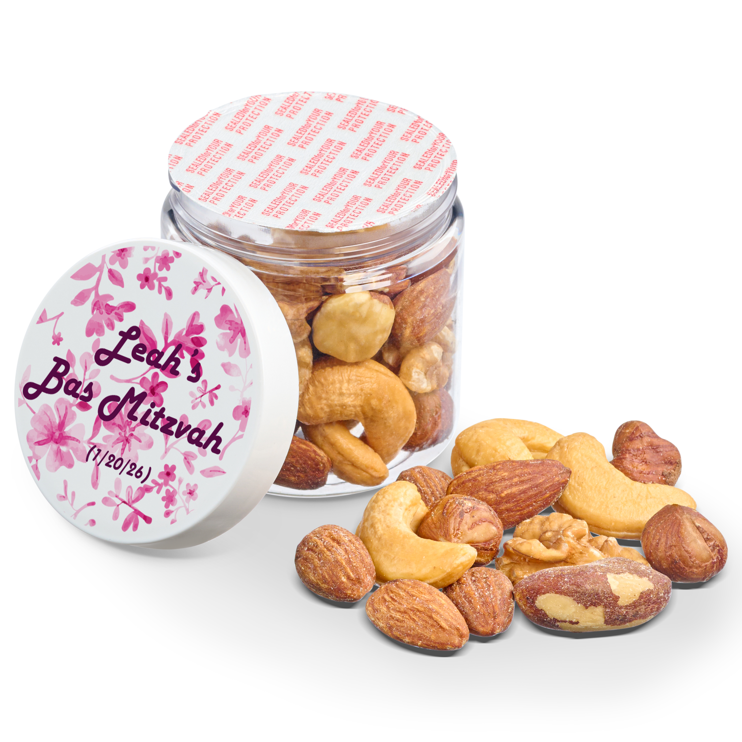 4 oz Jar of Roasted Salted Mixed Nuts