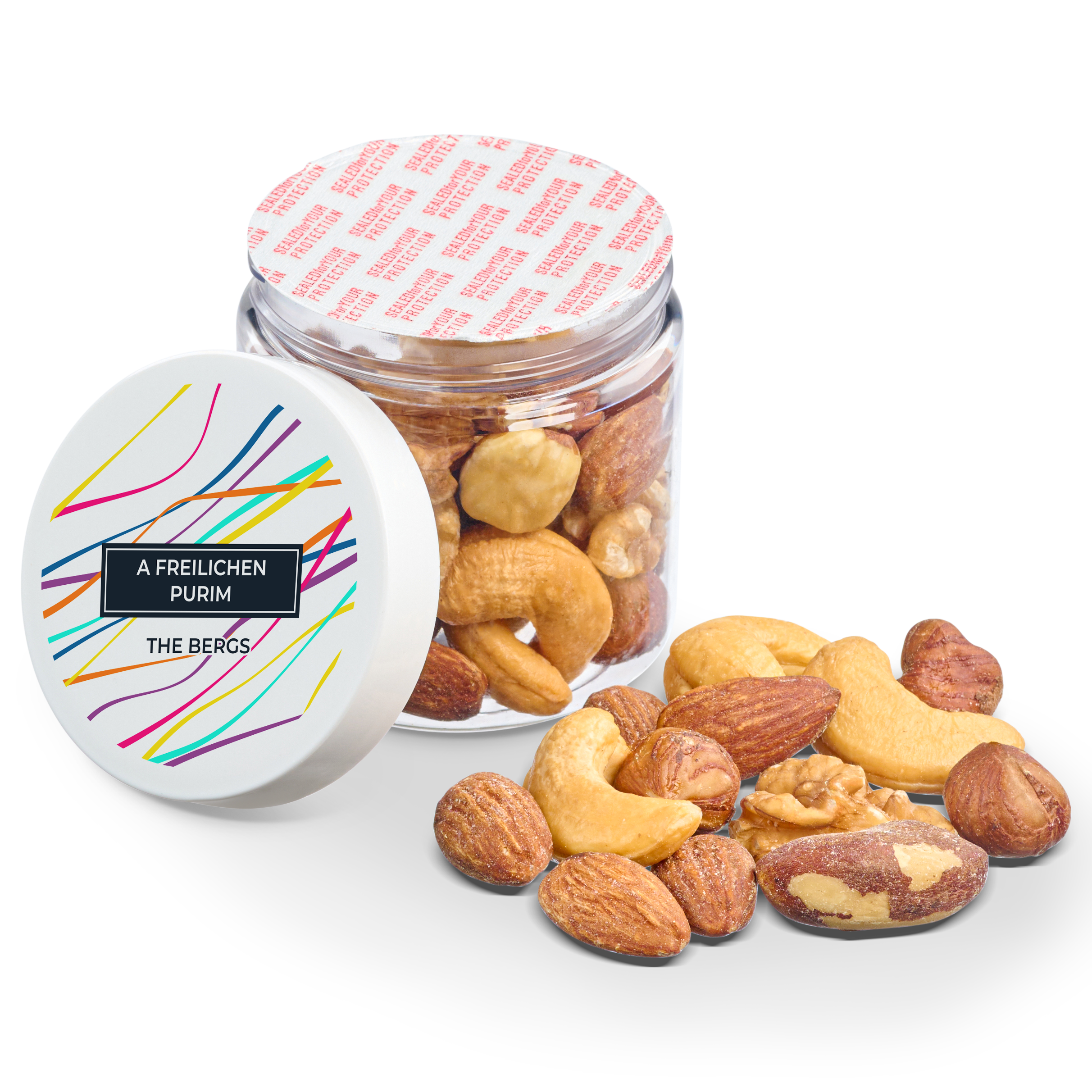 4 oz Jar of Roasted Salted Mixed Nuts