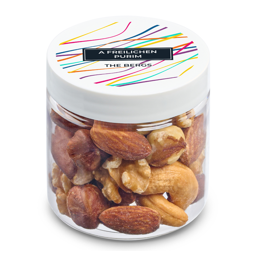 4 oz Jar of Roasted Salted Mixed Nuts