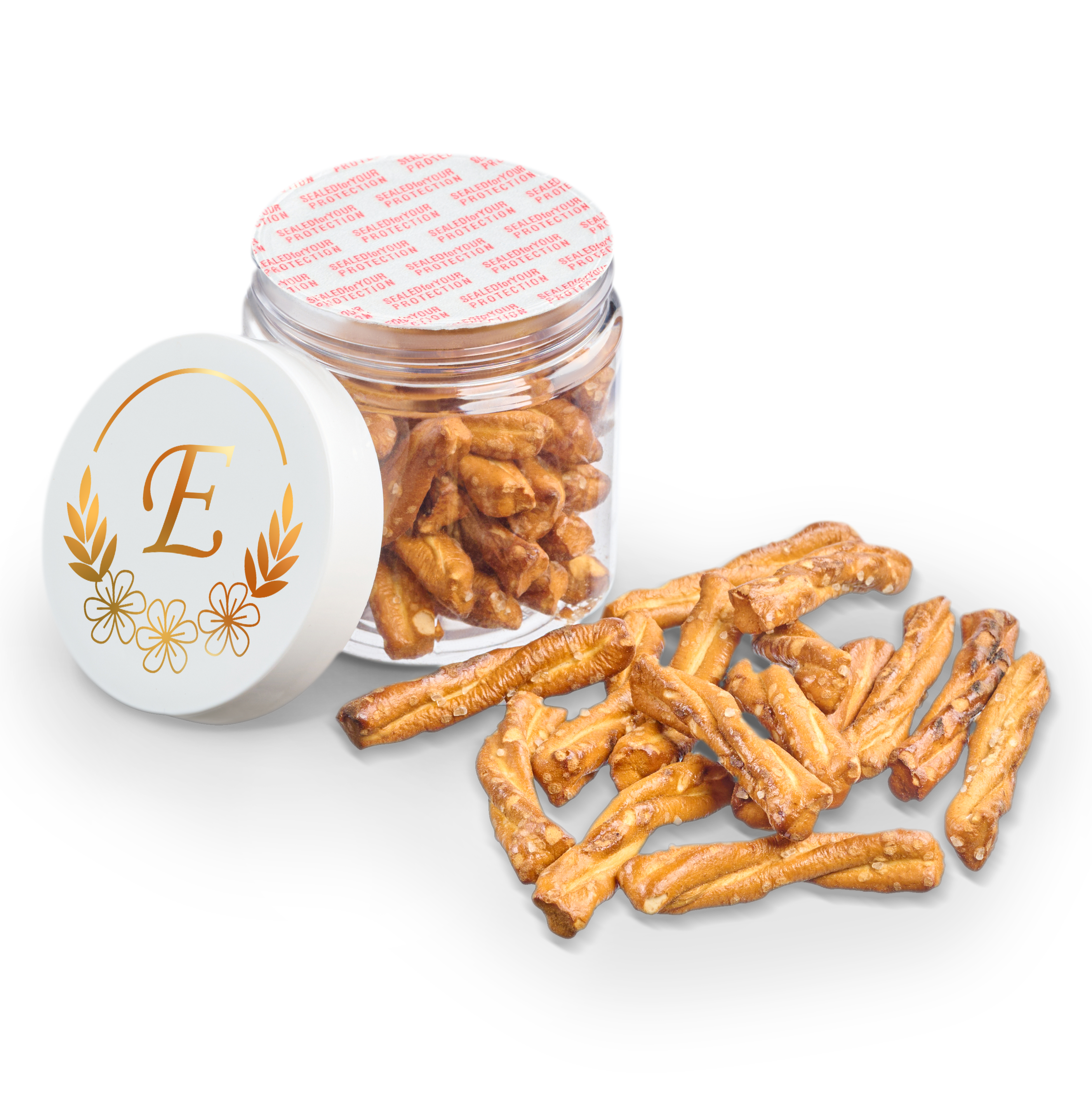 4 oz Jar of Pretzel Sticks