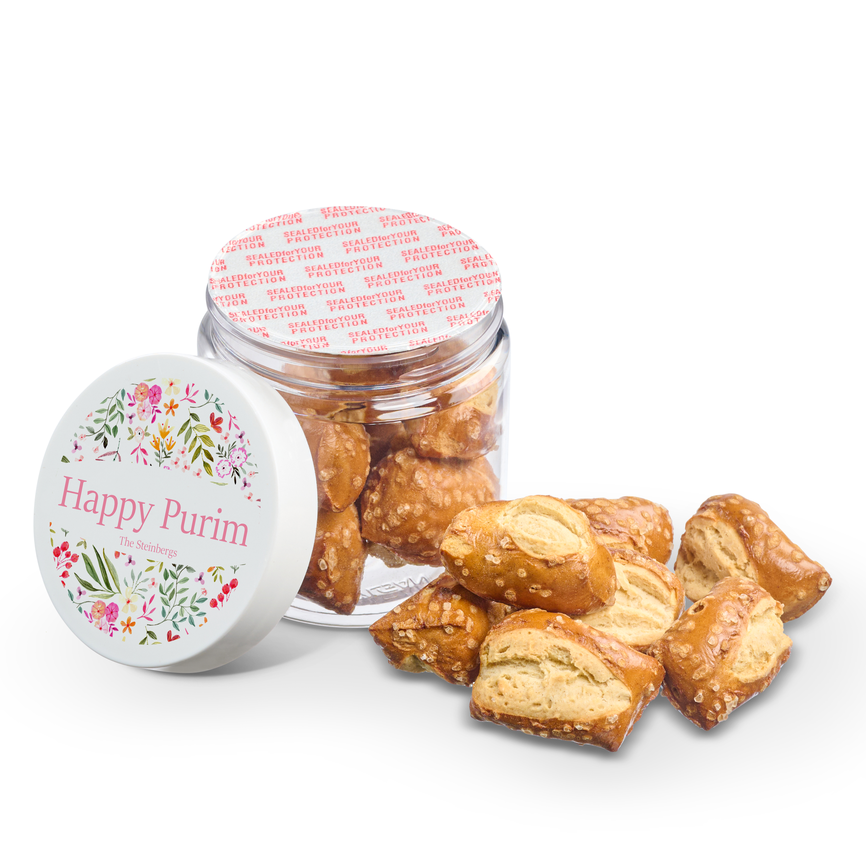 4 oz Jar of Pretzel Stumps