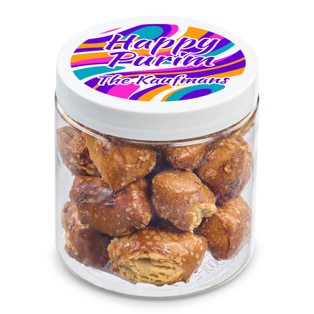 8 oz Jar of Pretzel Stumps