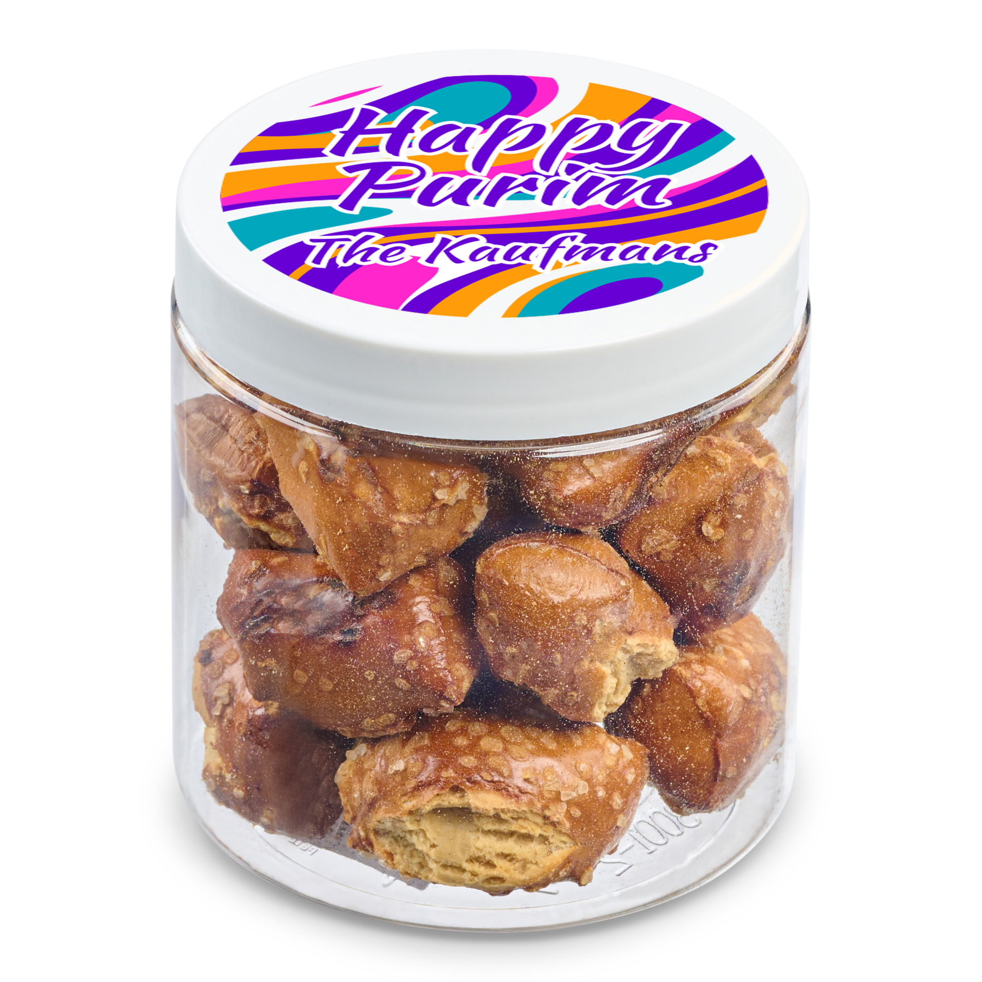 8 oz Jar of Pretzel Stumps