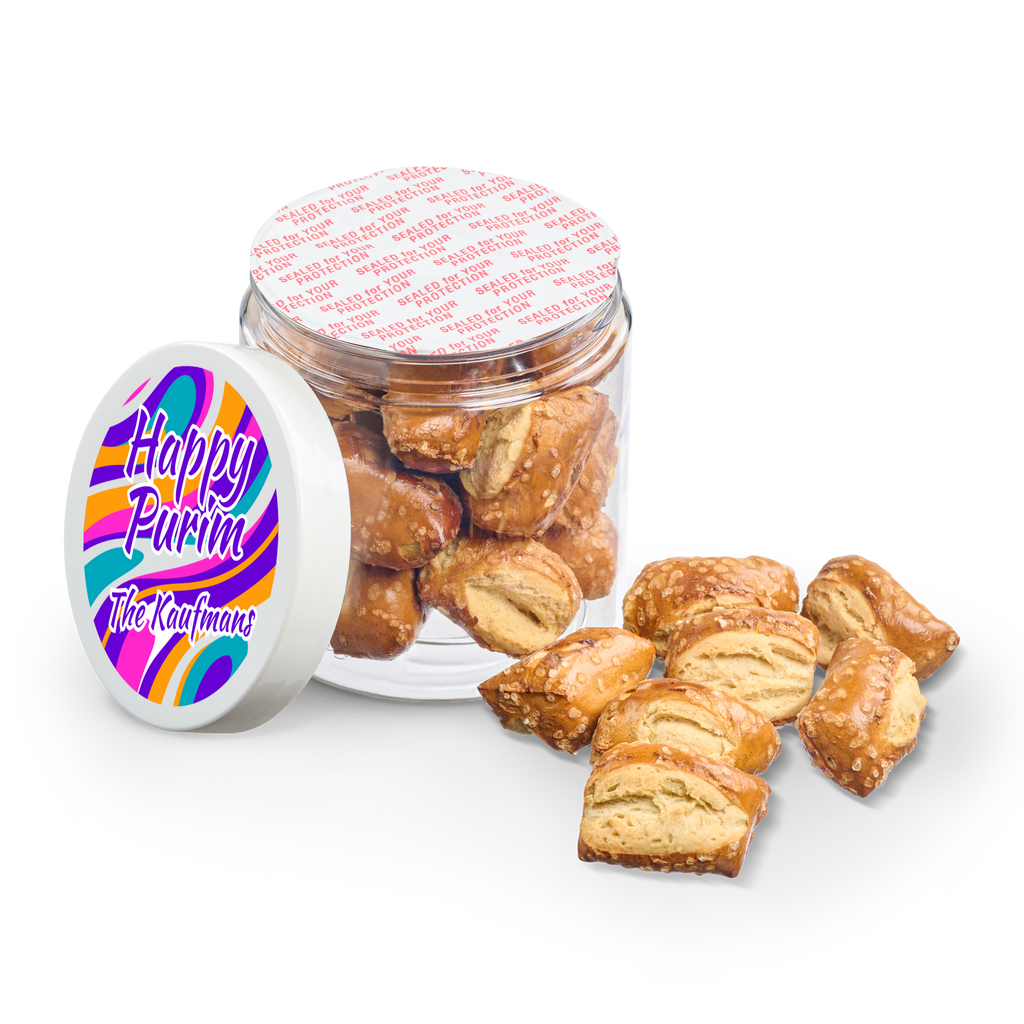 8 oz Jar of Pretzel Stumps