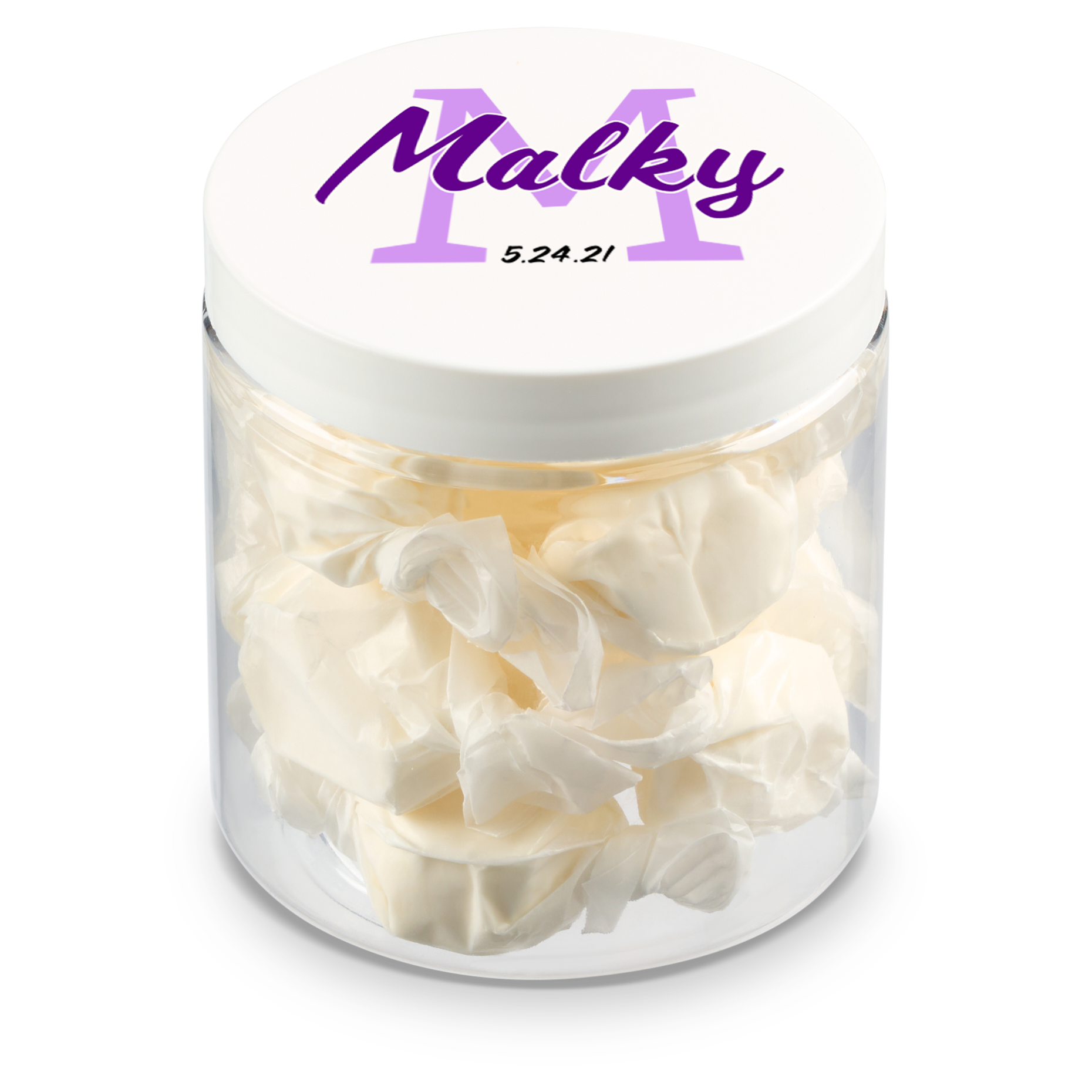 8 oz Jar of Saltwater Taffy