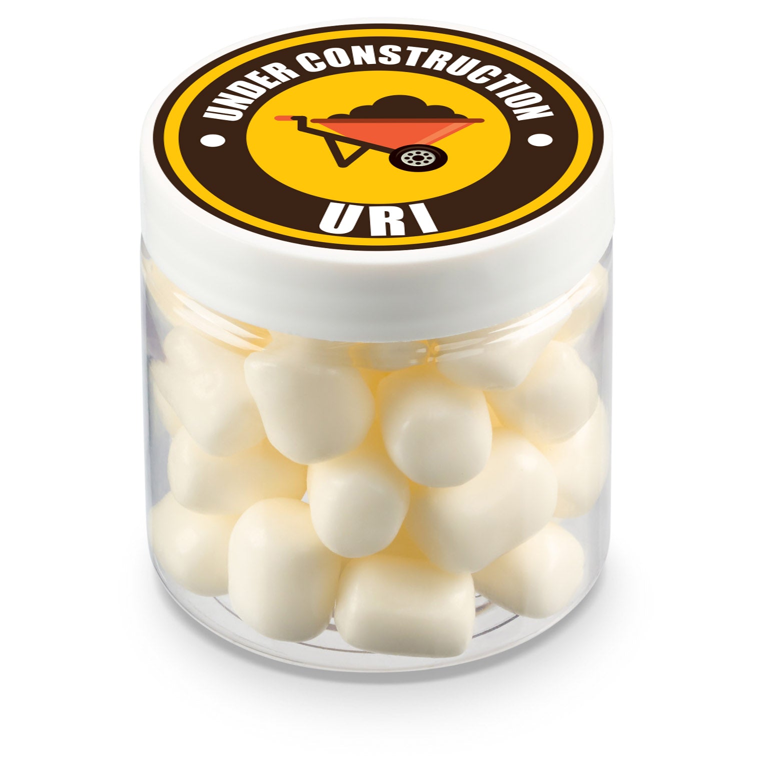 4 oz Jar of Mini Candy Covered Marshmallows