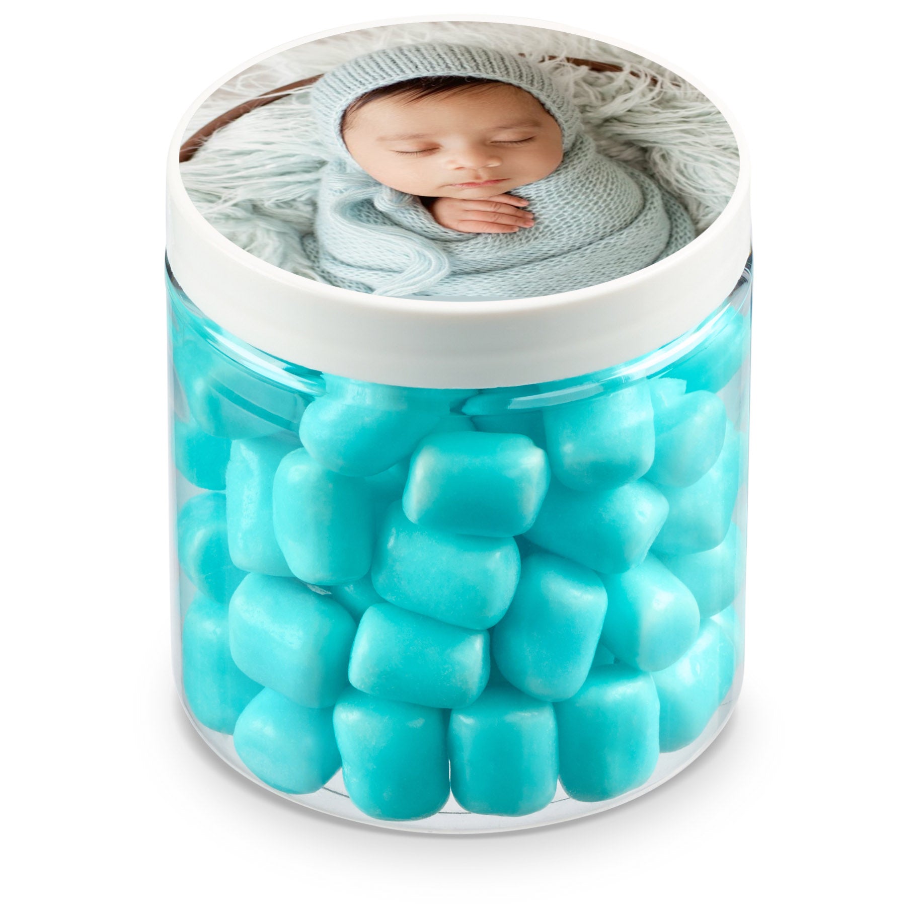 8 oz Jar of Mini Candy Covered Marshmallows