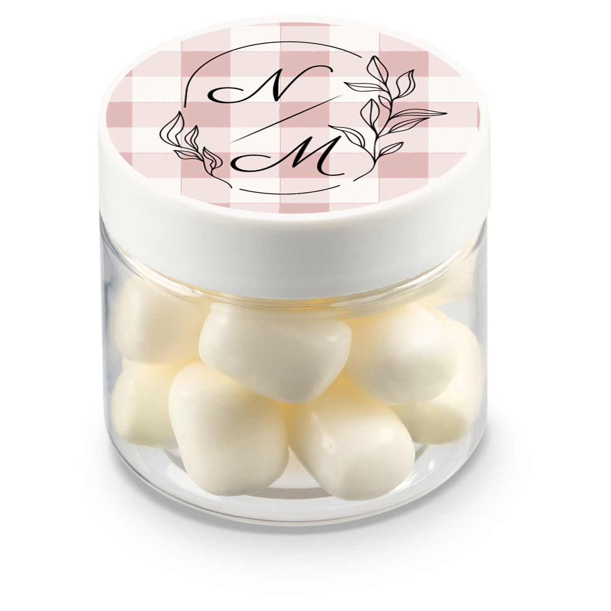 2 oz Jar of Mini Candy Covered Marshmallows