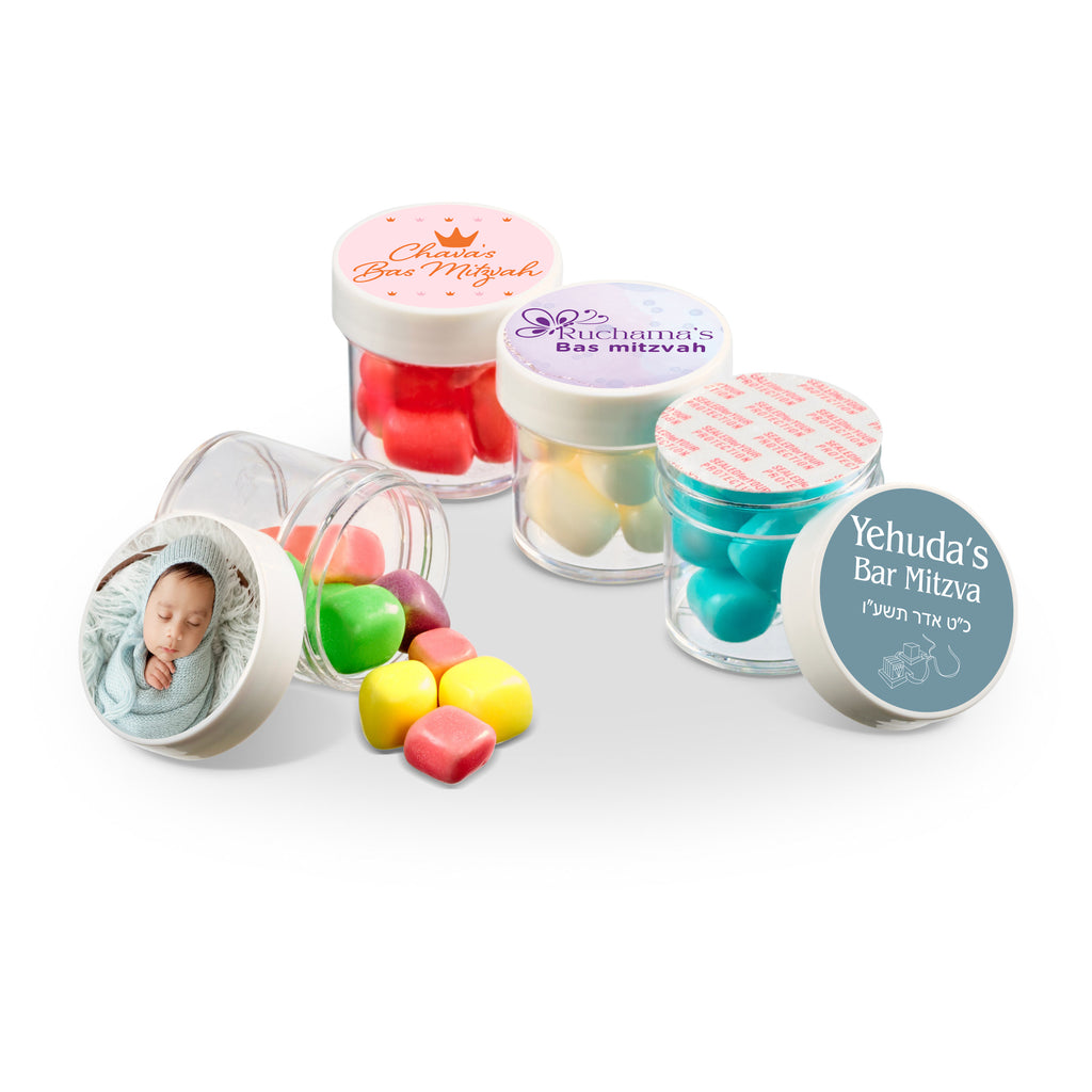 1 oz Jar of Mini Candy Covered Marshmallows
