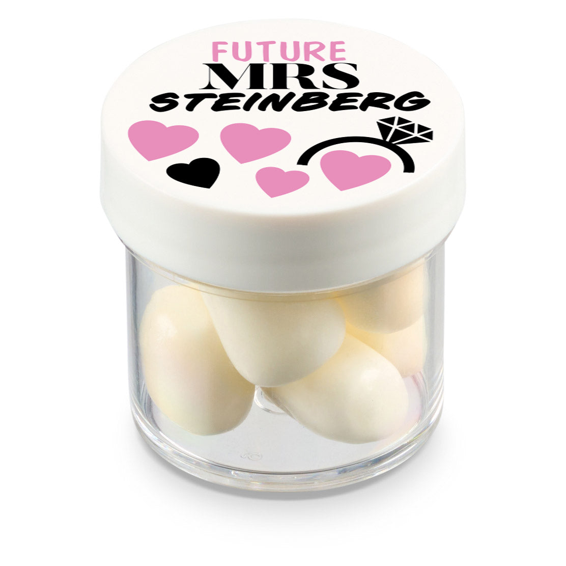 1 oz Jar of Mini Candy Covered Marshmallows