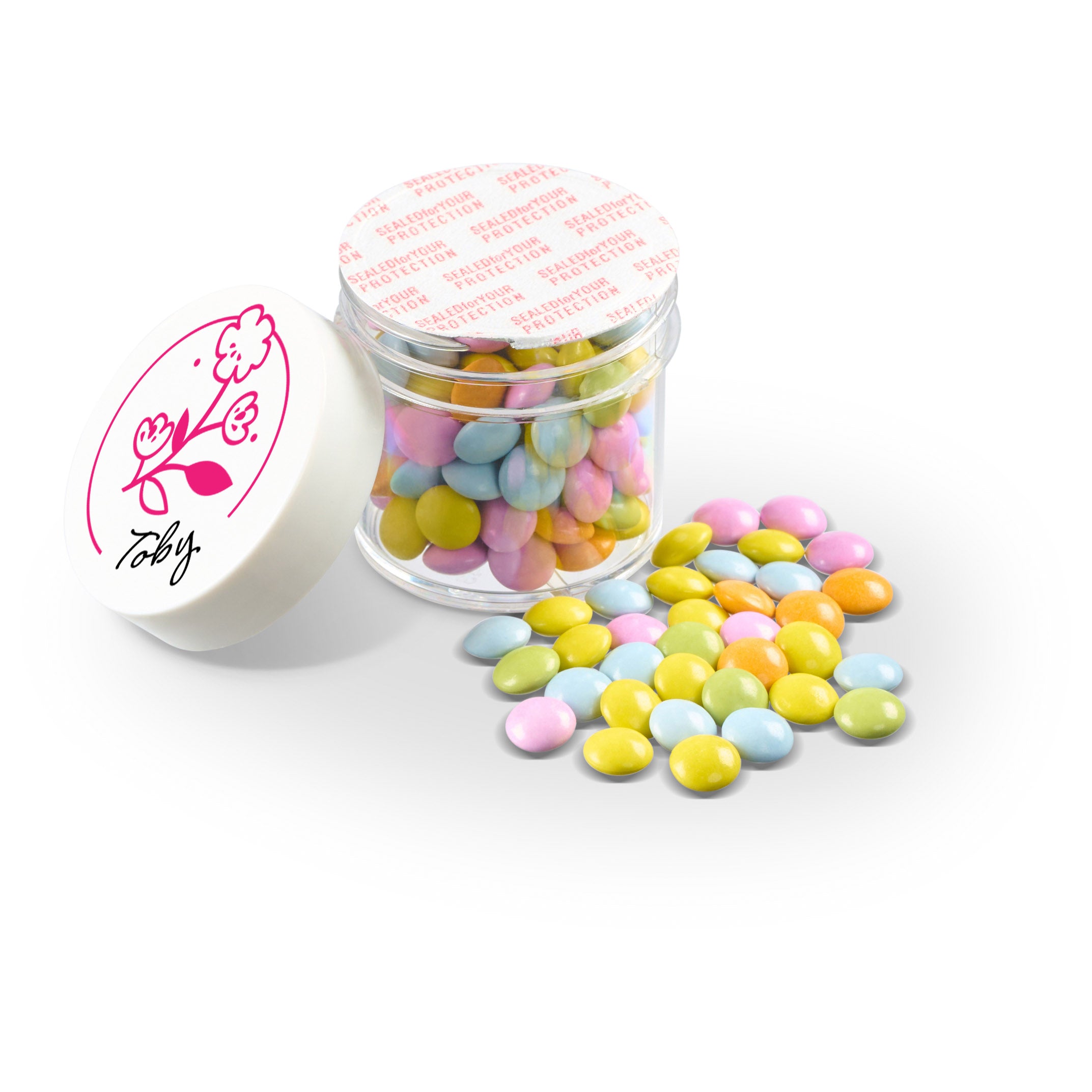 1/2 oz Jar of Mini Chocolate Lentils