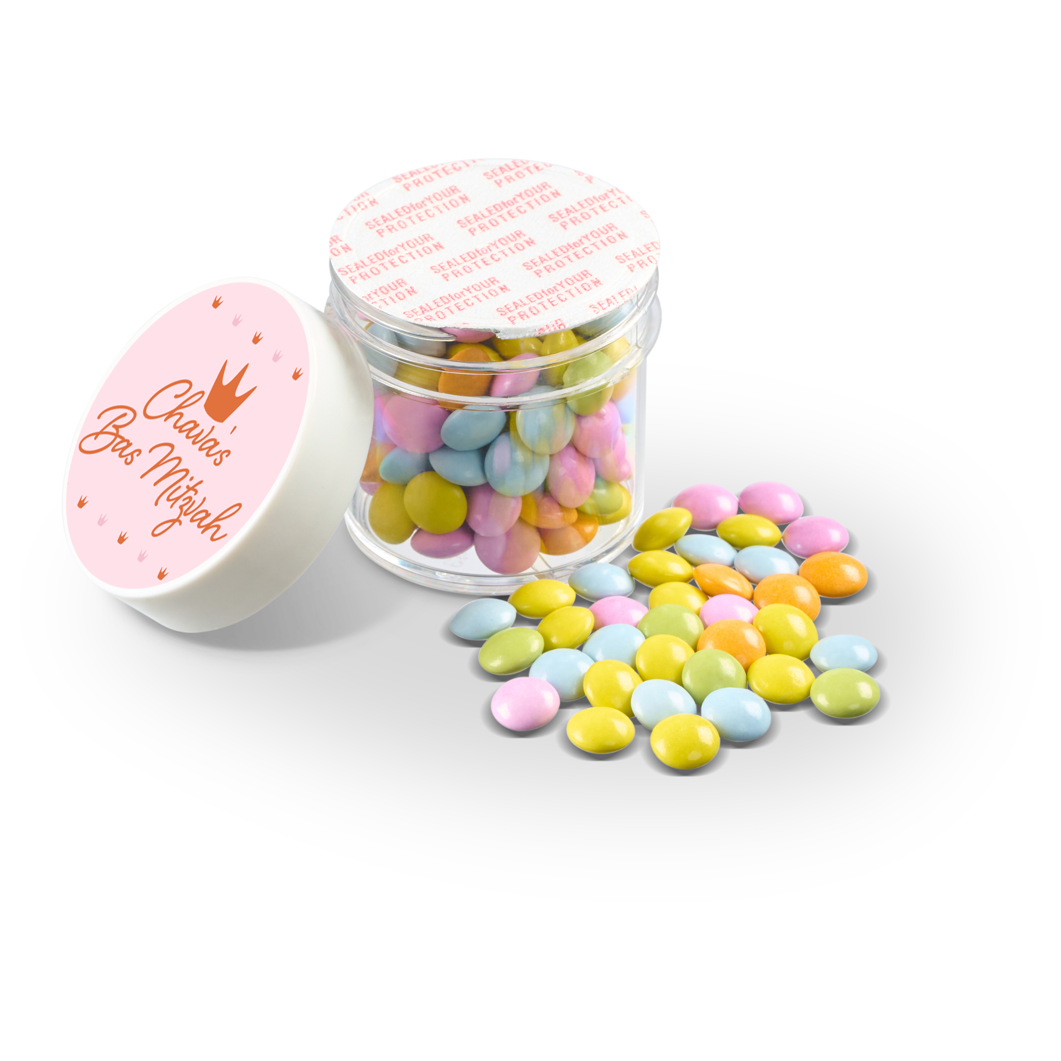 1 oz Jar of Mini Chocolate Lentils