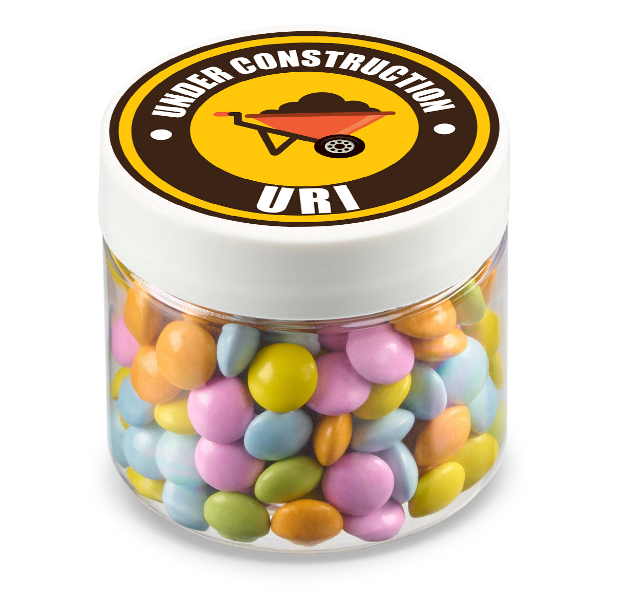 2 oz Jar of Mini Chocolate Lentils