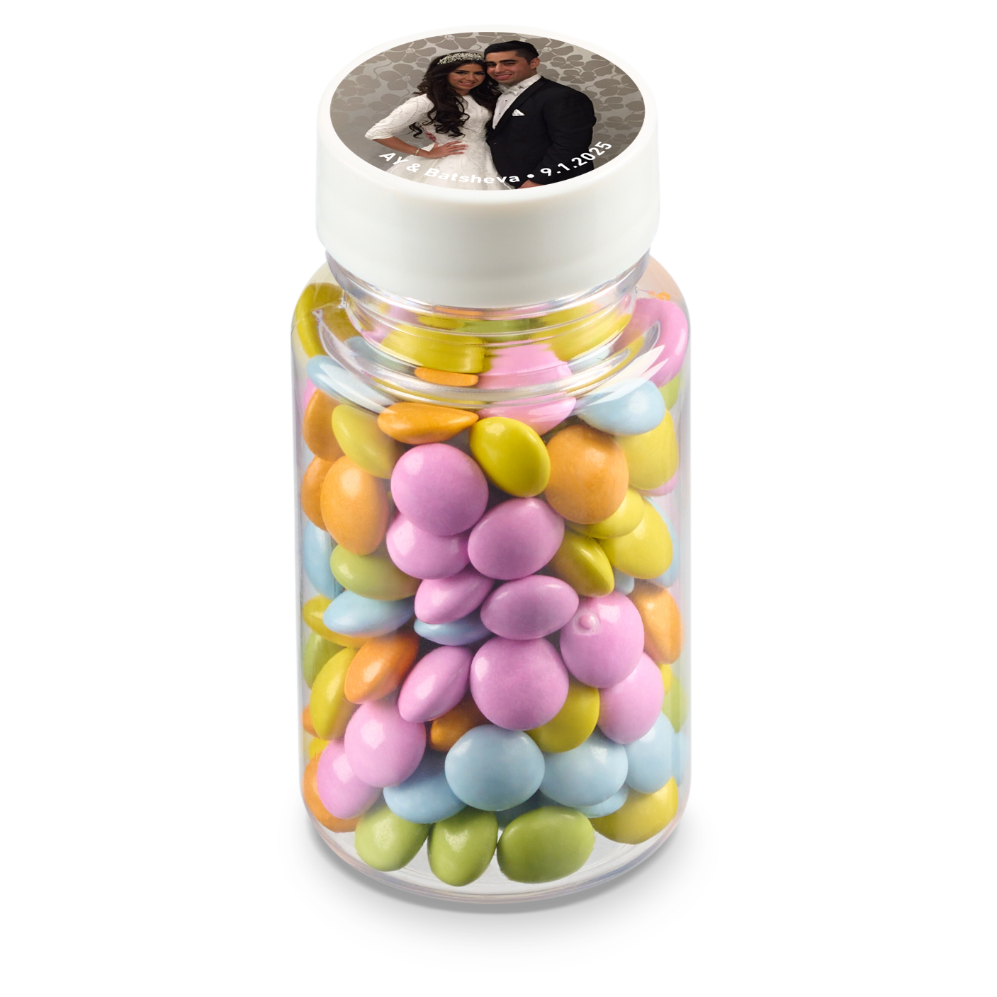 1.3 oz Jar of Mini Chocolate Lentils