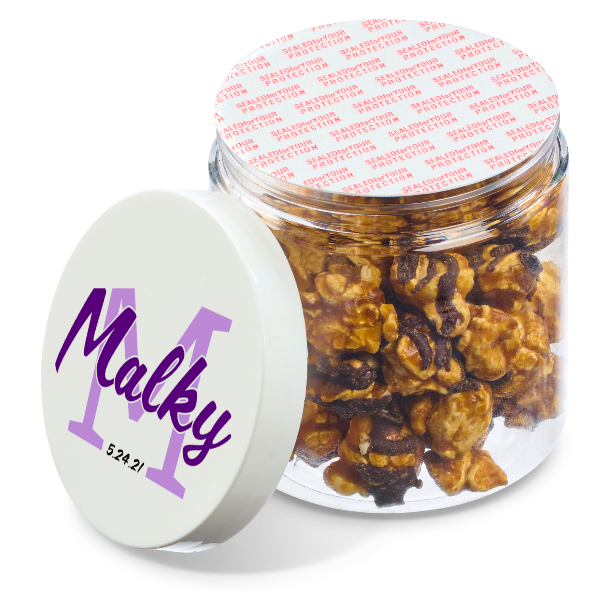 8 oz Jar of Popinsanity Artisanal Popcorn