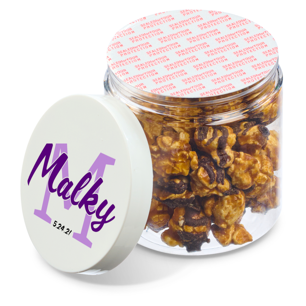 8 oz Jar of Popinsanity Artisanal Popcorn