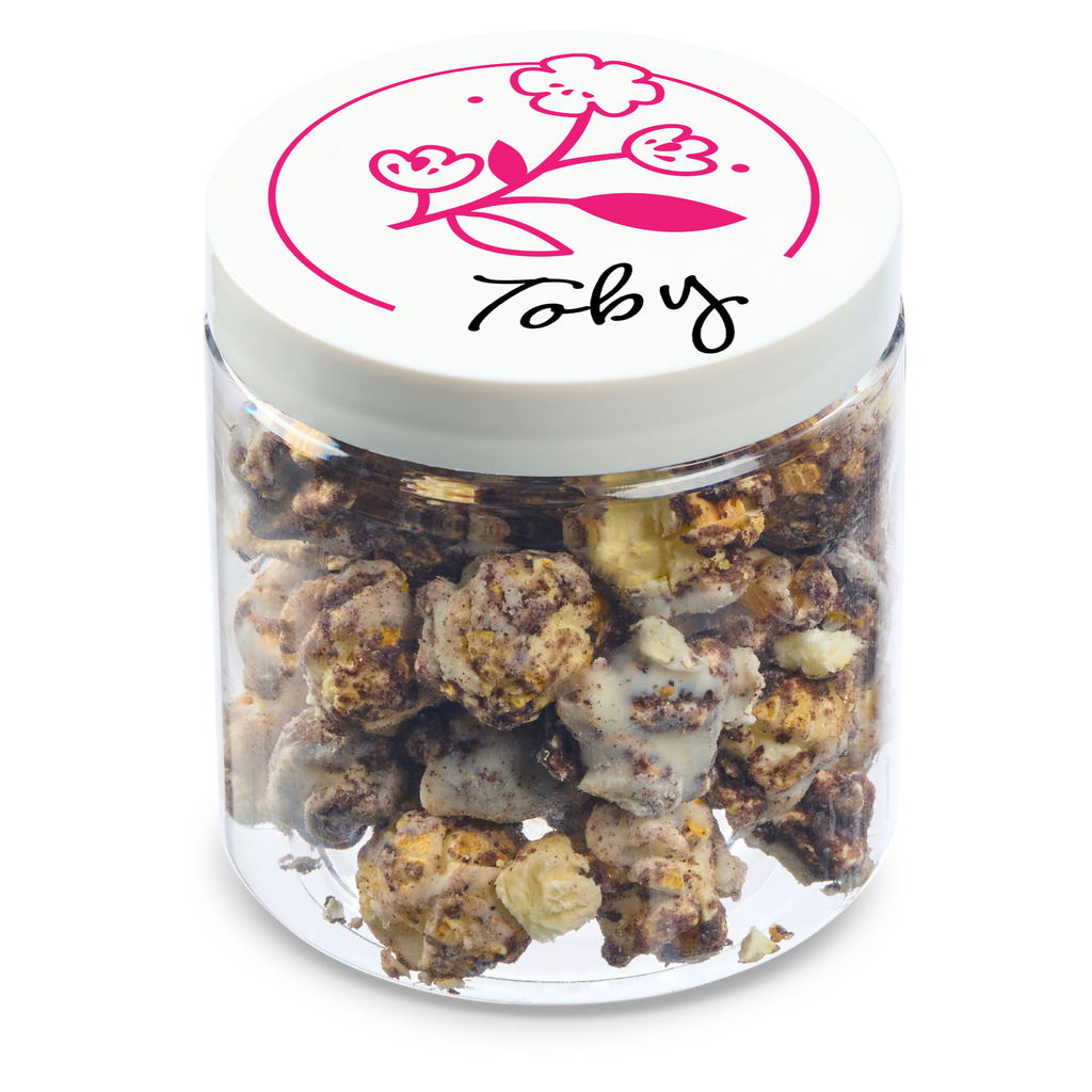 8 oz Jar of Popinsanity Artisanal Popcorn