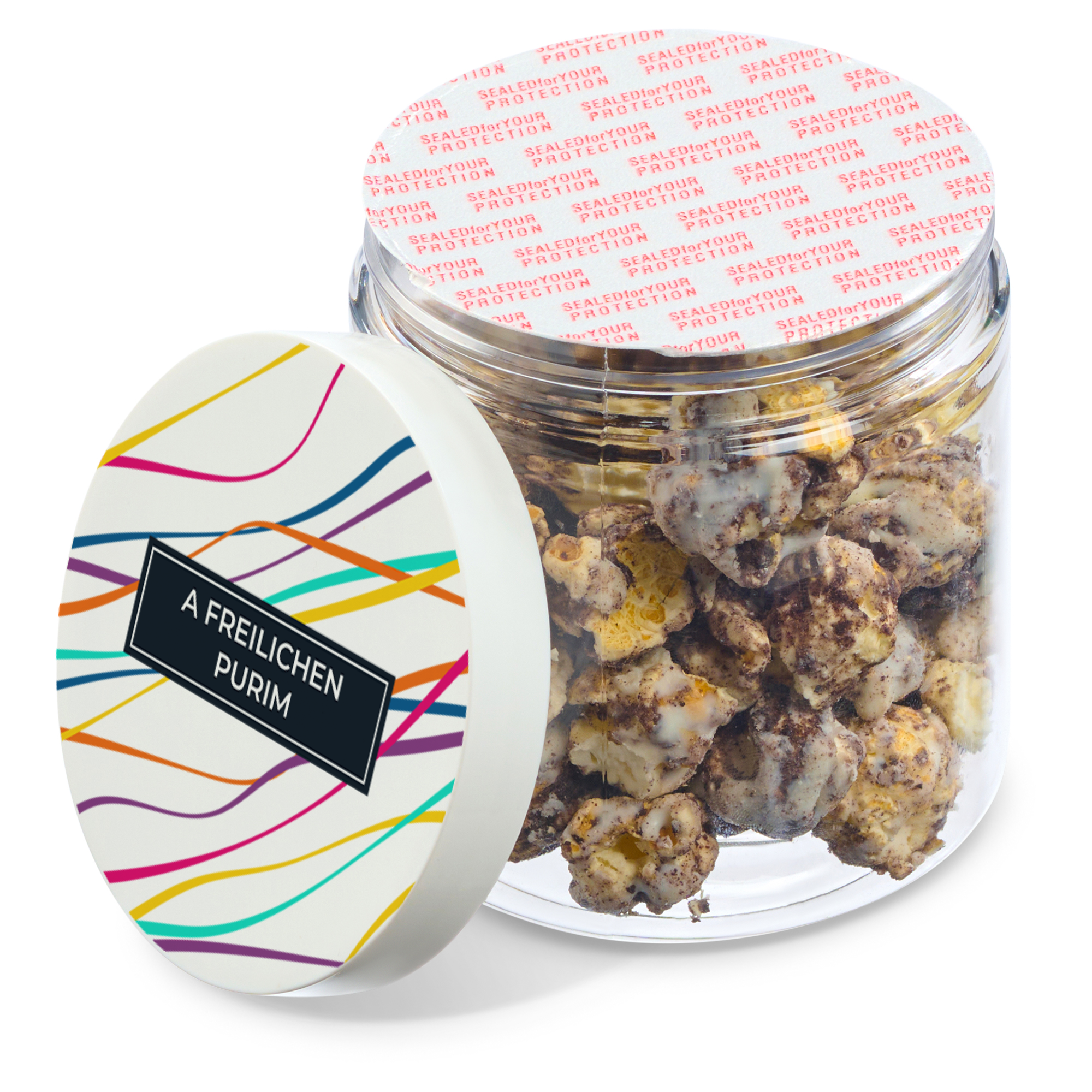 8 oz Jar of Popinsanity Artisanal Popcorn