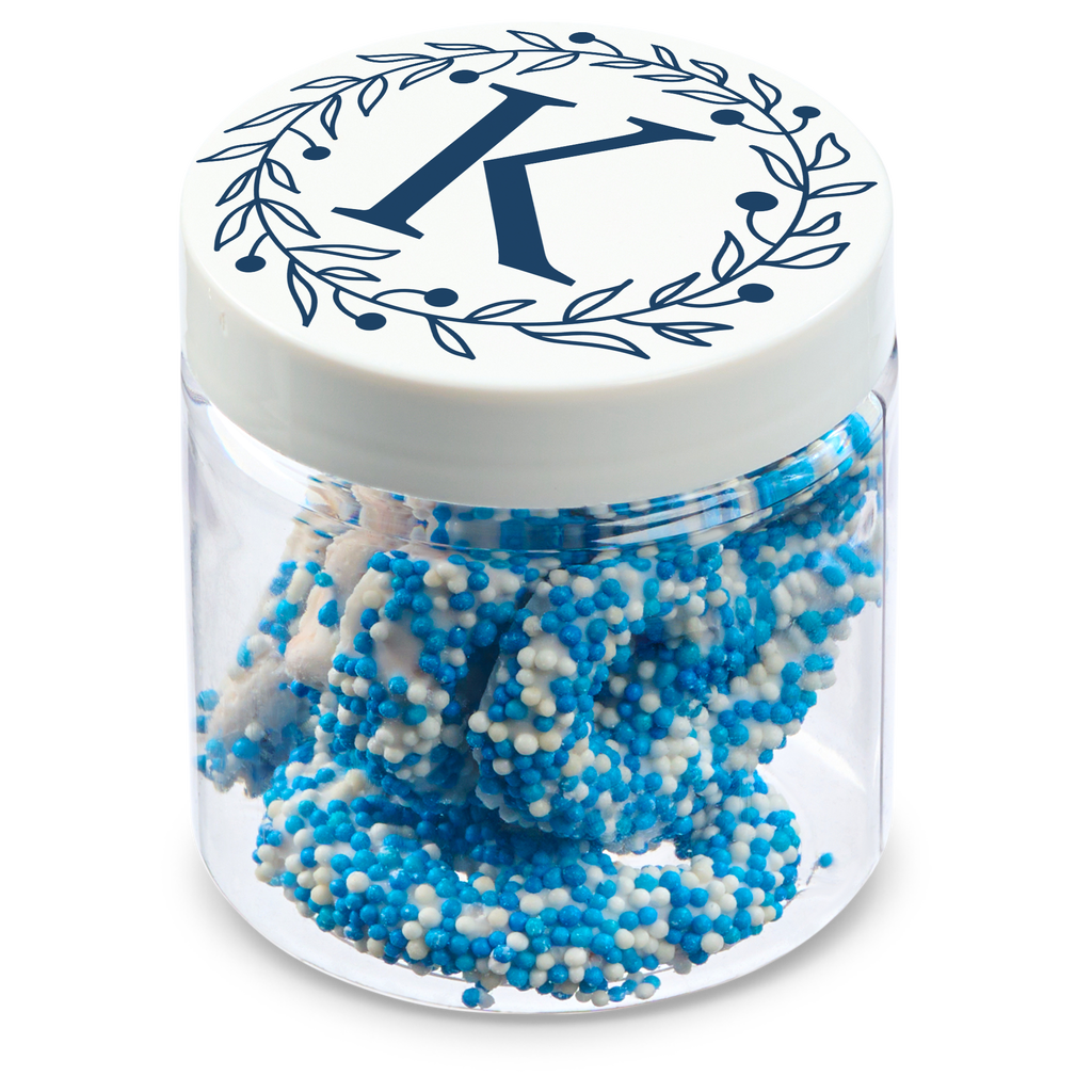 4 oz Jar of Chocolate Covered Mini Pretzels