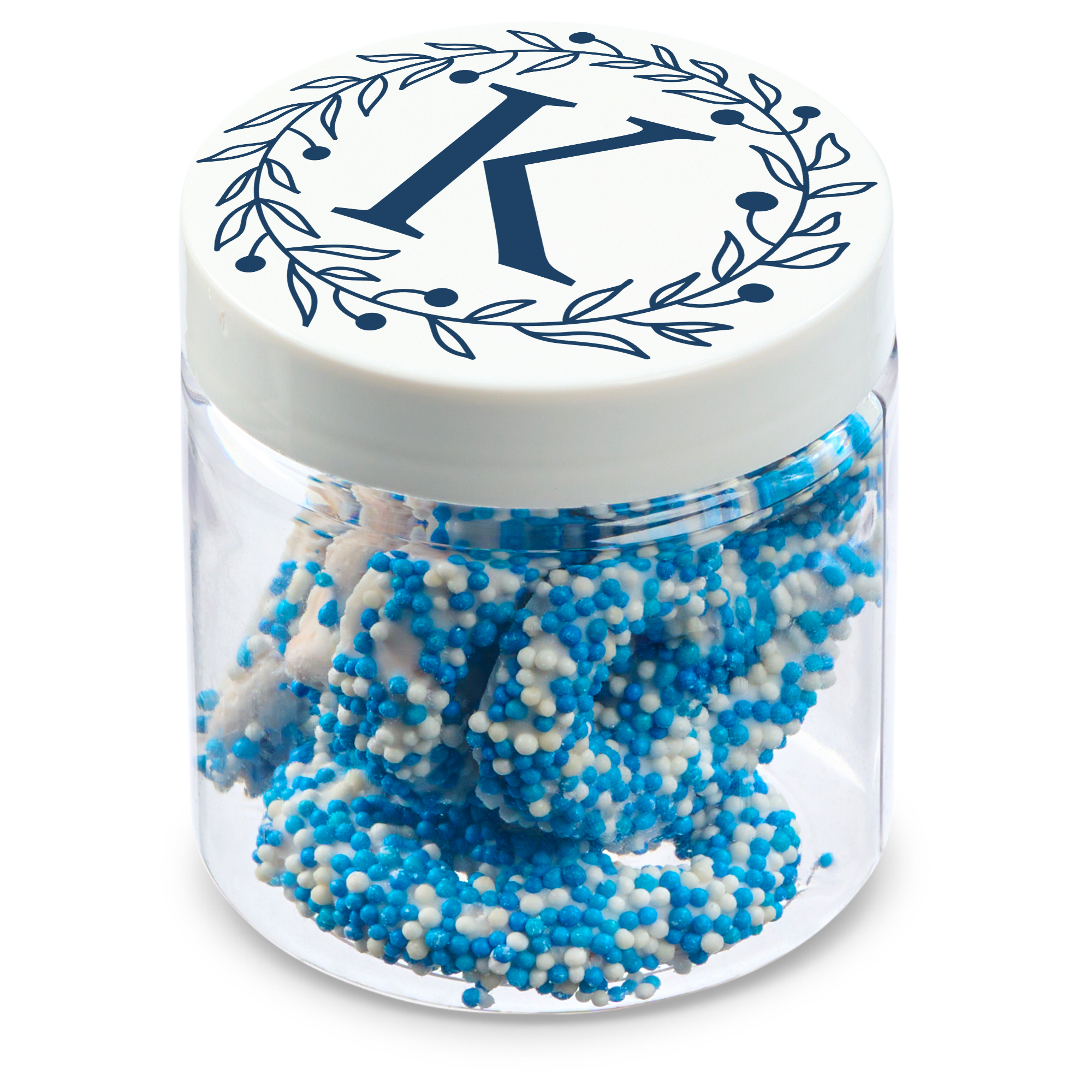 4 oz Jar of Chocolate Covered Mini Pretzels